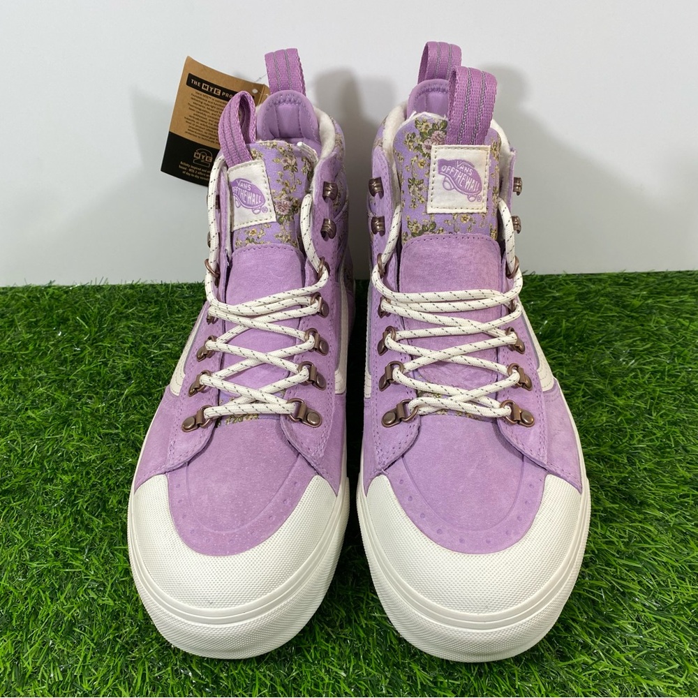 Vans Vintage Floral Sk8-Hi DR MTE-2 Shoes Women’s Size 11 Lavender Purple